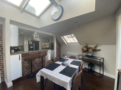 Apartment | Private kitchen | Fridge, microwave, oven, stovetop