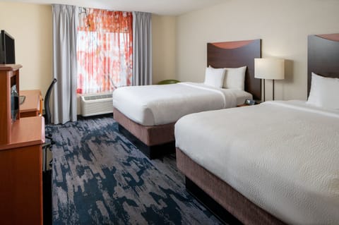 Room, 2 Double Beds | Premium bedding, in-room safe, desk, iron/ironing board