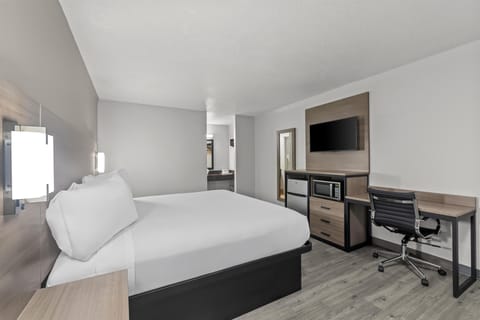 Room, 1 King Bed, Non Smoking | Iron/ironing board, free WiFi, bed sheets