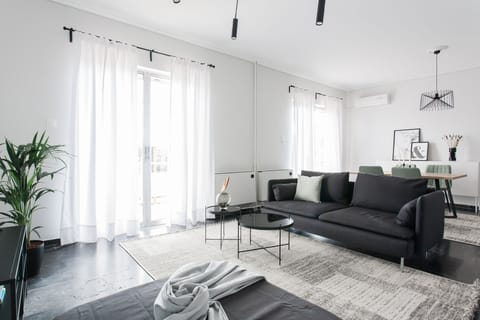 Standard Apartment | Living area | 43-inch Smart TV with digital channels, TV, Netflix