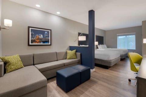 Standard Room, 2 Queen Beds, Non Smoking | Premium bedding, desk, iron/ironing board, cribs/infant beds