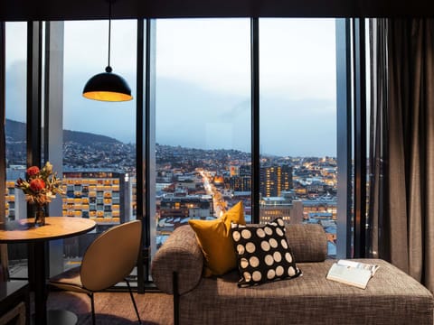 Suite, City View | Premium bedding, minibar, in-room safe, individually decorated