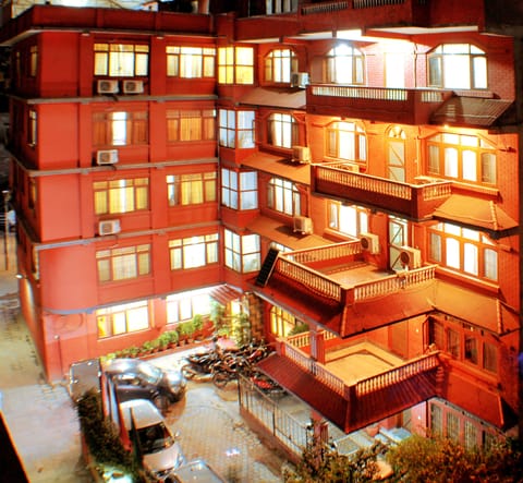 Front of property - evening/night