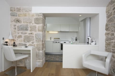 Deluxe Villa, 3 Bedrooms, Terrace (Jacuzzi ) | Private kitchen | Fridge, espresso maker, eco-friendly cleaning products