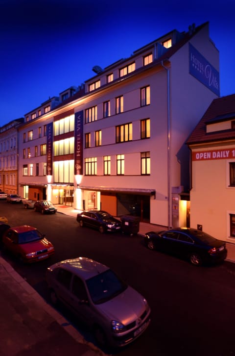 Front of property - evening/night