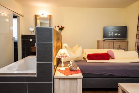 Loft, Balcony, Mountain View | Premium bedding, minibar, in-room safe, desk