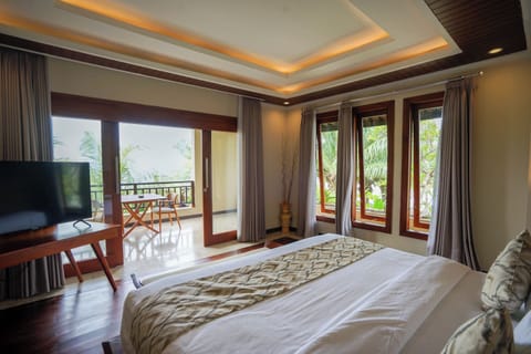 One Bedroom Seaview Pool Villa | Premium bedding, minibar, in-room safe, desk