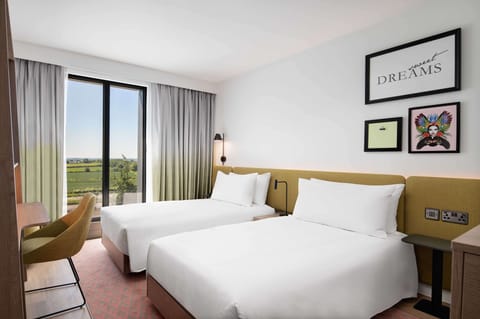 Twin Room, 2 Twin Beds | In-room safe, desk, laptop workspace, blackout drapes