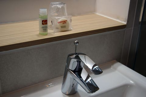 Free toiletries, hair dryer, towels, soap