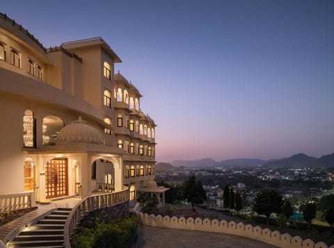 Front of property - evening/night