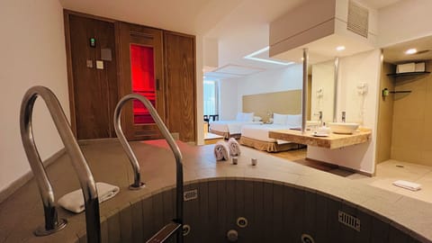 Suite, 2 Double Beds, Non Smoking | Down comforters, memory foam beds, in-room safe, individually furnished