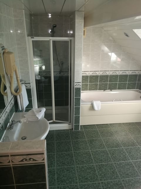 Double Room | Bathroom | Hair dryer, towels