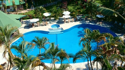 2 outdoor pools, open 8:00 AM to 10:00 PM, pool umbrellas, sun loungers