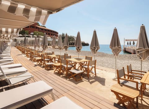 Private beach, beach cabanas, sun loungers, beach umbrellas
