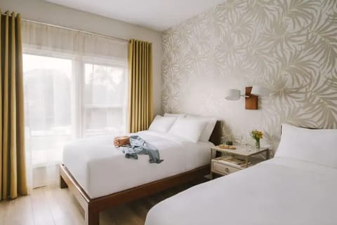 Deluxe Studio, 2 Double Beds | Premium bedding, individually furnished, laptop workspace