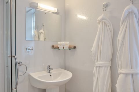 Free toiletries, hair dryer, towels