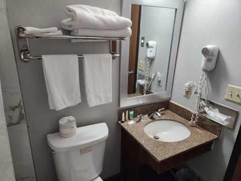 Standard Room, 1 Queen Bed, Non Smoking | In-room safe, desk, laptop workspace, blackout drapes