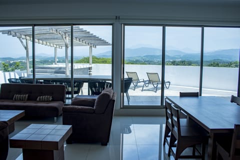 Panoramic Apartment | Living area | 32-inch flat-screen TV with cable channels, TV