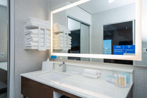 Free toiletries, hair dryer, towels, soap