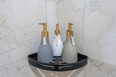 Free toiletries, hair dryer, bathrobes, towels