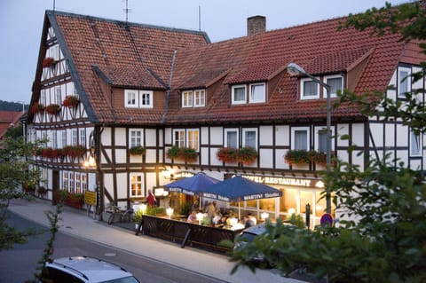 Front of property - evening/night
