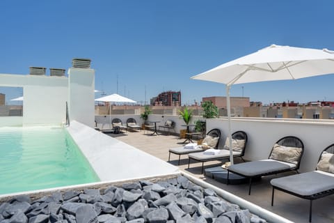 Rooftop pool