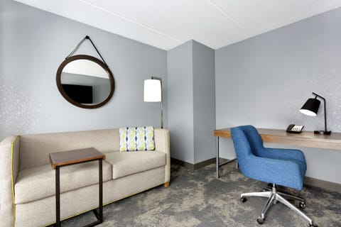 Premium bedding, down comforters, pillowtop beds, desk