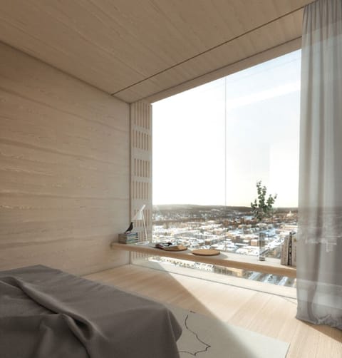 Standard Twin Room | Street view