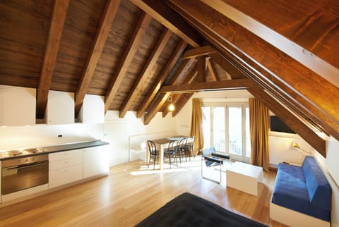 Loft (Attic Pasca a Valle) | Blackout drapes, rollaway beds, bed sheets