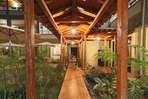 Interior entrance