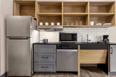 1 bedroom, desk, laptop workspace, iron/ironing board