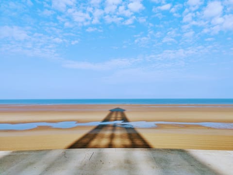 Beach nearby, white sand