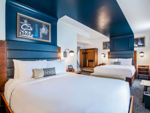 Superior Room, 2 Queen Beds, City View | Premium bedding, pillowtop beds, in-room safe, blackout drapes