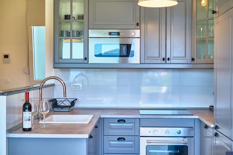 Luxury Apartment | Private kitchen | Fridge, microwave, oven, dishwasher