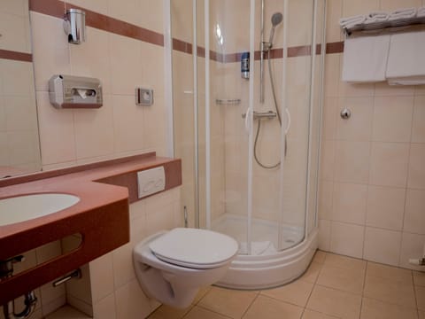 Free toiletries, hair dryer, towels, soap