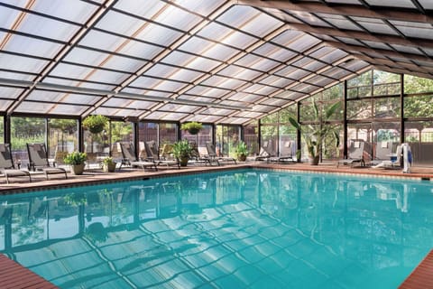 Indoor pool, open 6:00 AM to 10:00 PM, sun loungers