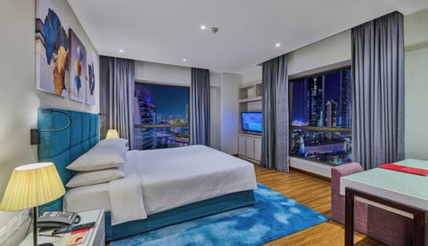 Down comforters, minibar, in-room safe, individually decorated