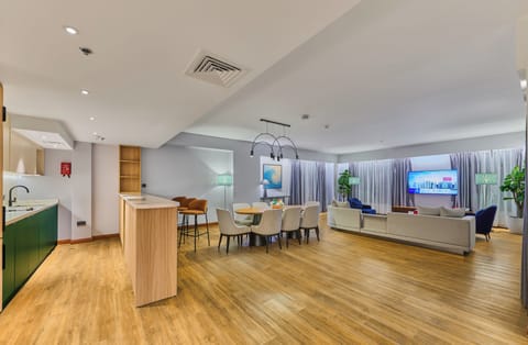 Penthouse, 2 Bedrooms, Terrace (Suite) | Living area | Flat-screen TV