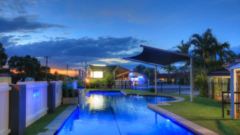 Outdoor pool, open 8:00 AM to 9:00 PM, sun loungers