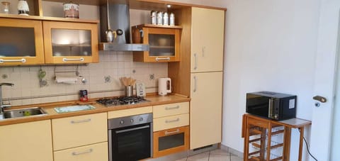 Apartment | Private kitchen | Fridge, microwave, oven, coffee/tea maker