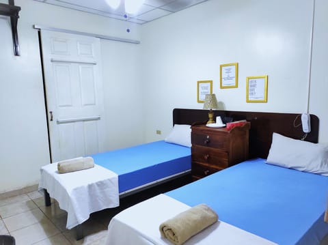 Blackout drapes, WiFi (free), bed sheets