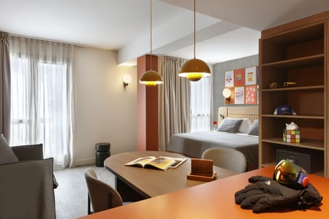 In-room safe, desk, blackout drapes, iron/ironing board