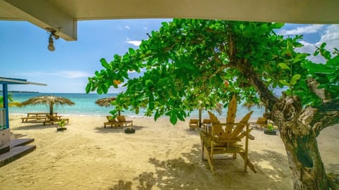 Private beach