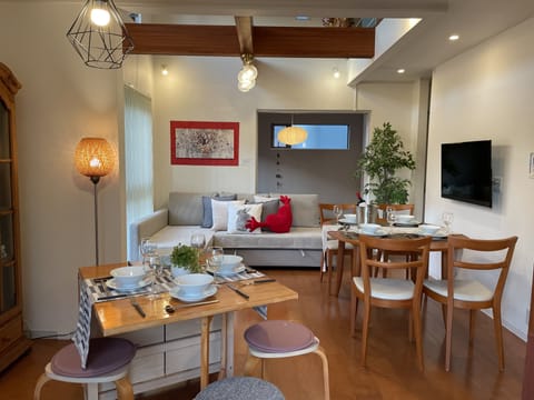 Apartment, 4 Bedrooms | Living area | TV