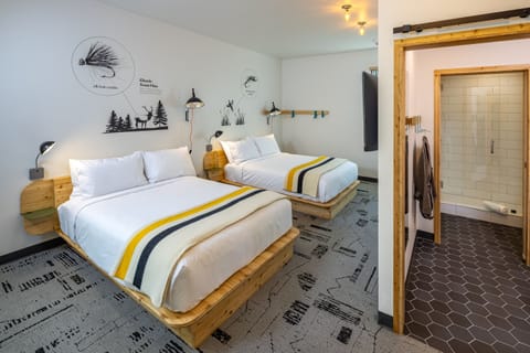 Premium bedding, pillowtop beds, in-room safe, laptop workspace