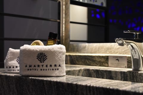 Comfort Single Room | Bathroom | Shower, hair dryer, soap, shampoo