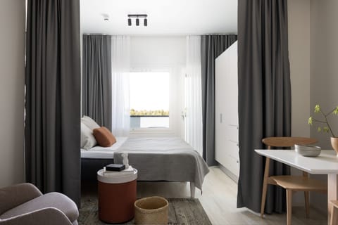 Desk, blackout drapes, iron/ironing board, free WiFi