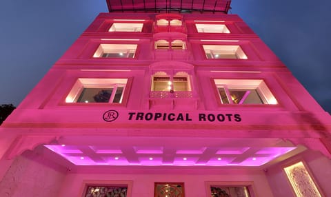 Front of property - evening/night