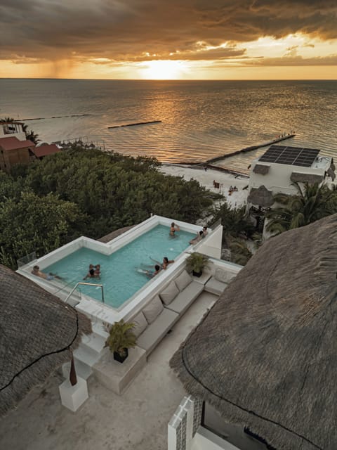 Outdoor pool, open 8:00 AM to 9:00 PM, sun loungers