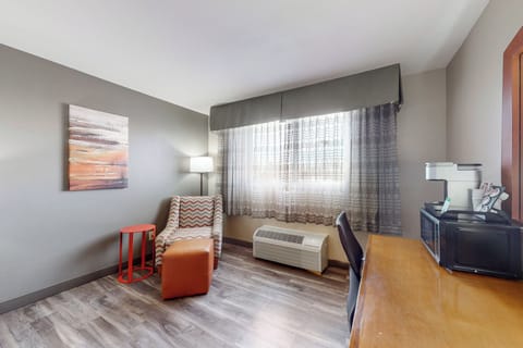 Standard Room, 1 King Bed, Non Smoking (Pet Friendly) | In-room safe, laptop workspace, blackout drapes, iron/ironing board